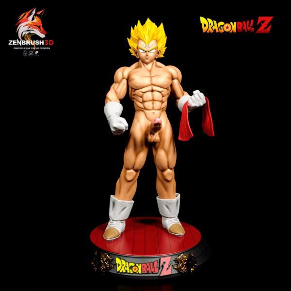 Vegeta Majin Training- Dragon Ball STL 3D PRINTING - Imagen 6